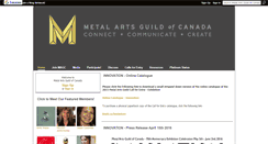 Desktop Screenshot of metalartsguild.ca